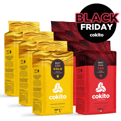 Promo Caffè Cokito Gold e Red | 6 + 1 OMAGGIO